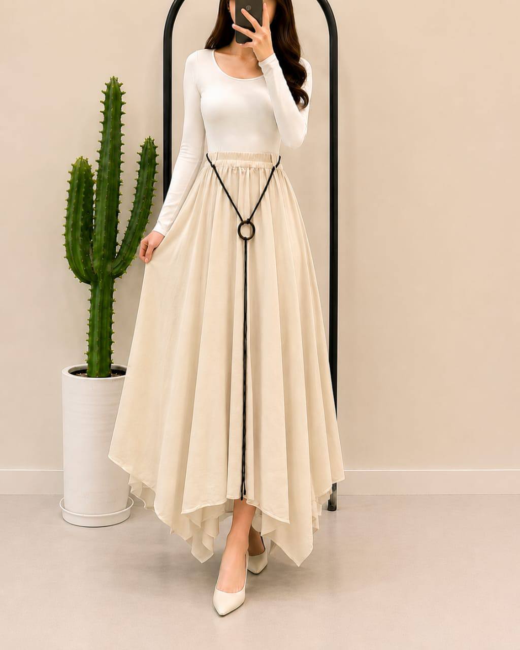 ⁨ ⁨ ⁨دامن کمردار جدید کد 9942-03