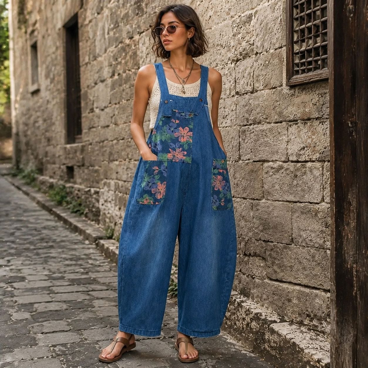 ⁨ ⁨ ⁨⁨پیشبندی بالونی گلدوزی کد 9990