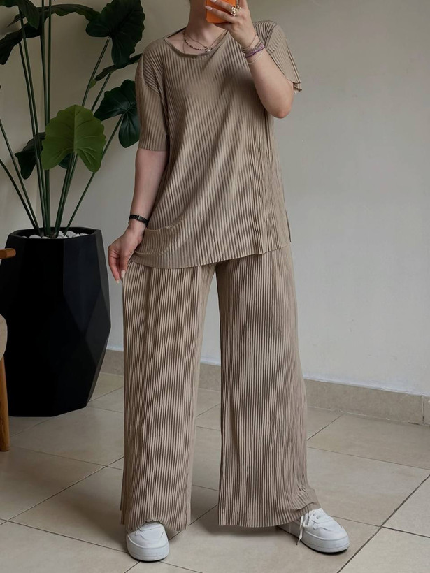  ست تیشرت شلوار کلاسیک کد 1171-03